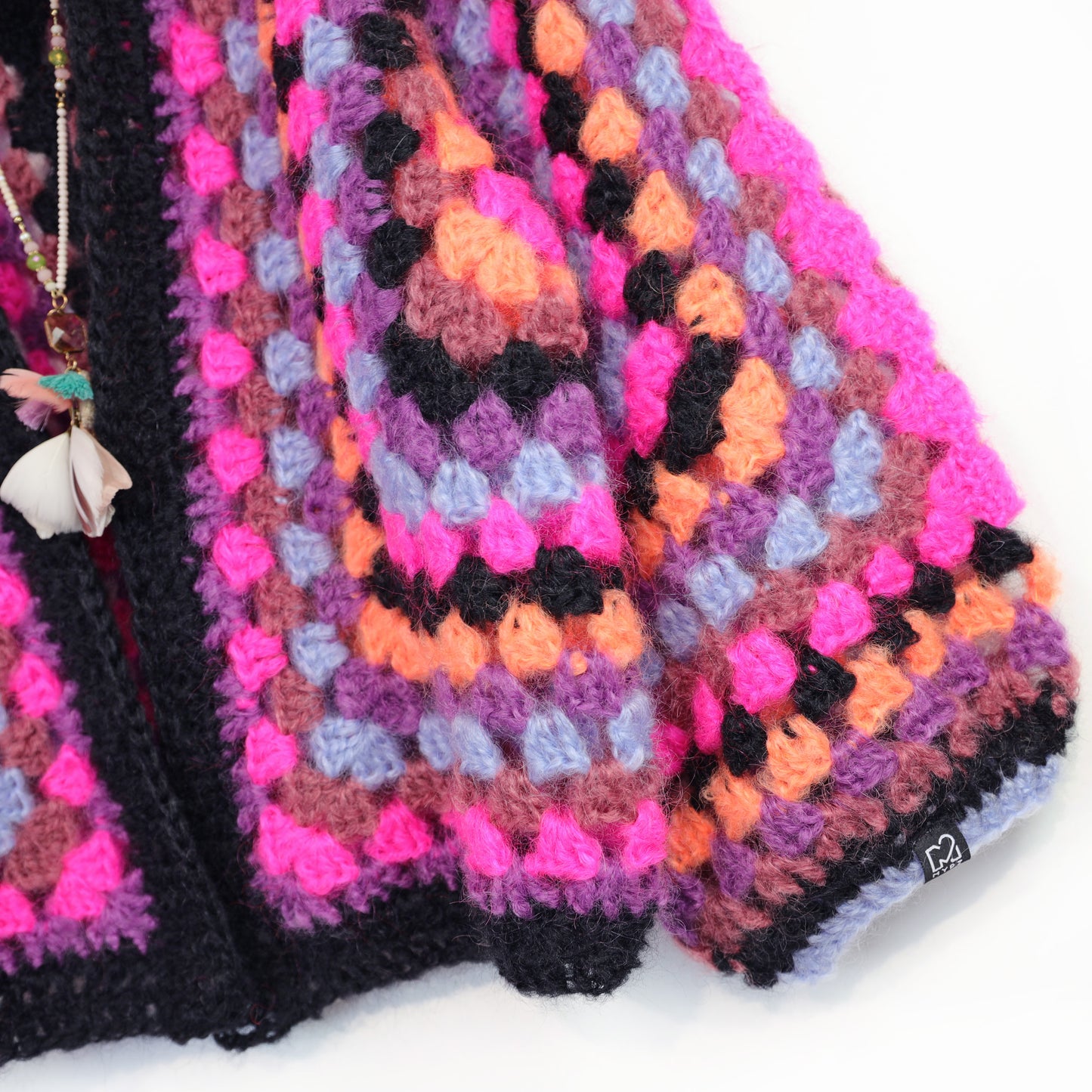 MYPZ Hexagon Mohair Cardigan Wild