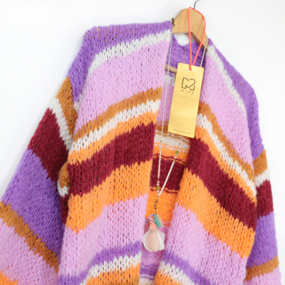 Strikkekit - MYPZ Light Alpaca Cardigan Sweet Hugs No10 (ENG-DE-NL-ES-FR-IT-DA-SV-NO)