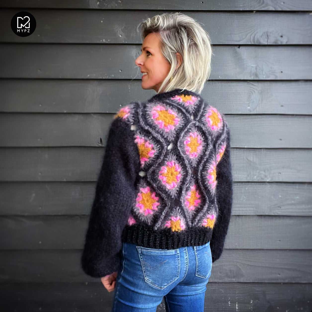 Crochet kit - MYPZ Masterpiece Cardigan Pink Star (ENG-NL-DE)