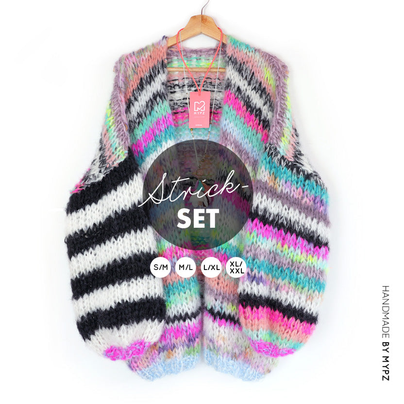 Knitting Kit – MYPZ Chunky Mohair Cardigan Indian Summer No.15 (ENG-NL-DE-NO)