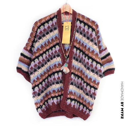Hæklesæt – MYPZ Woodland Cardigan nr. 5 (ENG-NL-DE-ES-FR-IT-NO-DA-SV)