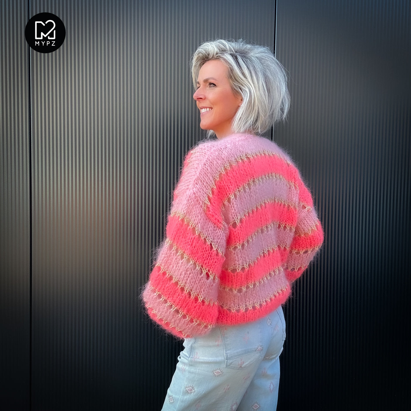 Knitting kit – MYPZ Short Light Mohair Cardigan Summerflow No10 (ENG-NL-DE)