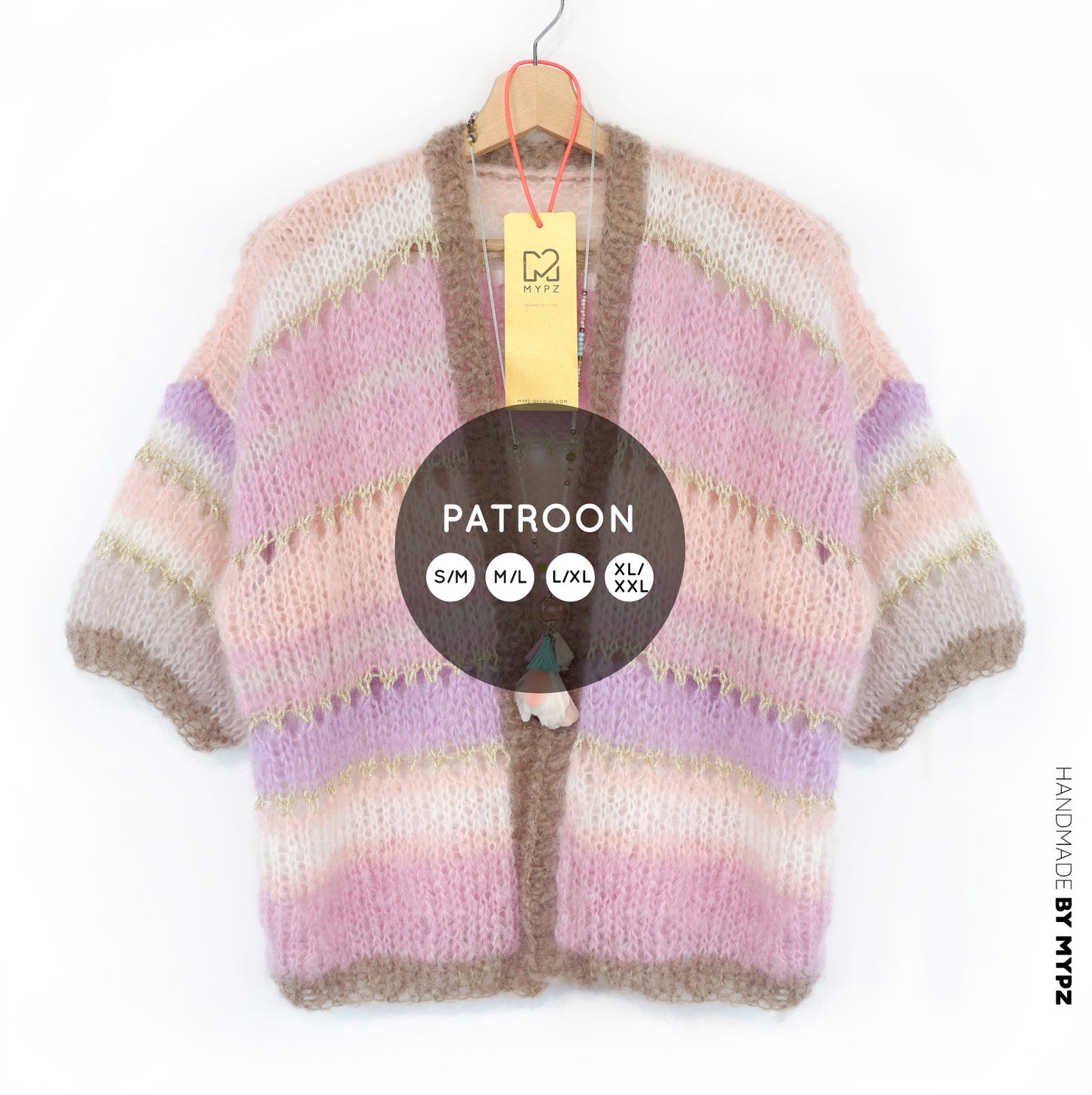 Knit pattern – MYPZ Light Mohair Cardigan Milana No10 (ENG-NL-DE)