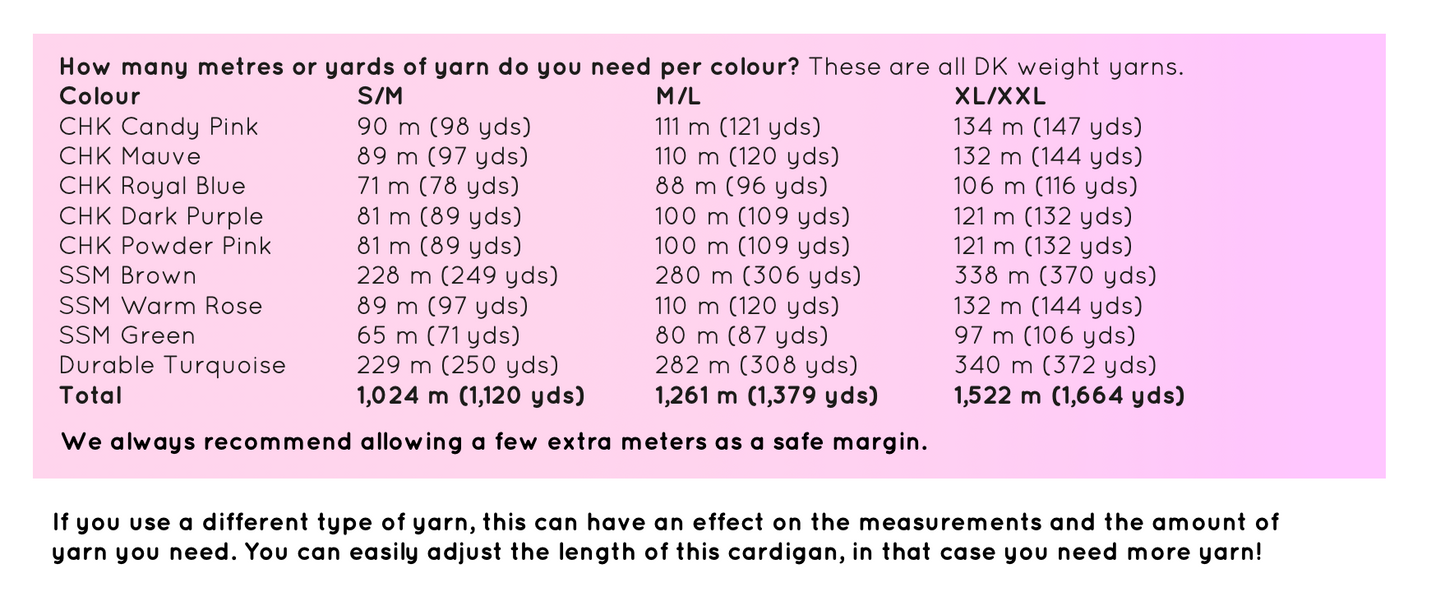 Crochet pattern - MYPZ Sprinkle Cardigan no5 (ENG-NL-DE)