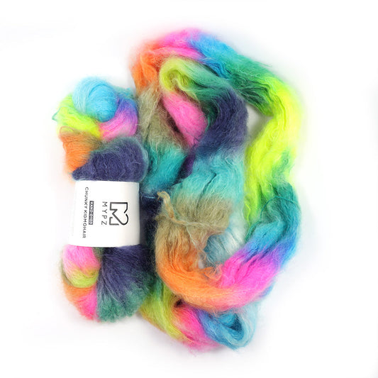 MYPZ Chunky kidmohair – hand-dyed Happy Forest