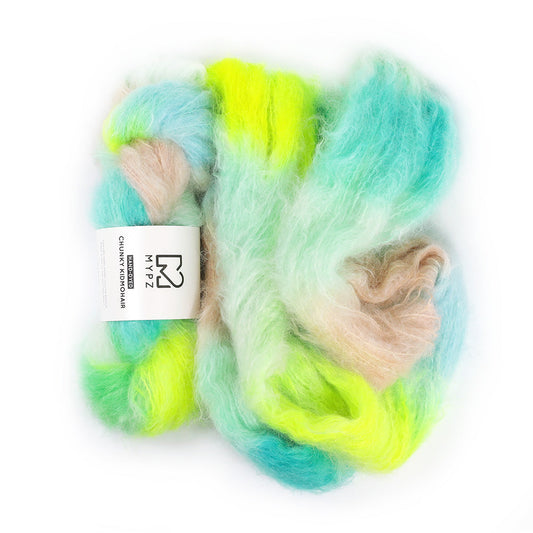 MYPZ Chunky kidmohair – hand-dyed Slam!