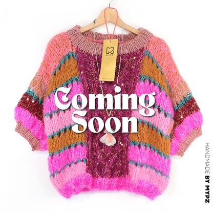 Knitting kit – MYPZ  Light Alpaca Mohair Top Wildberry No10 (ENG-NL-DE)