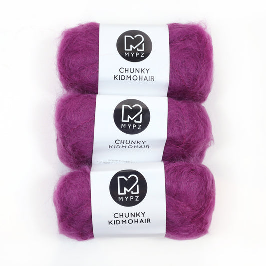 MYPZ Chunky Kidmohair DK – Fuchsia