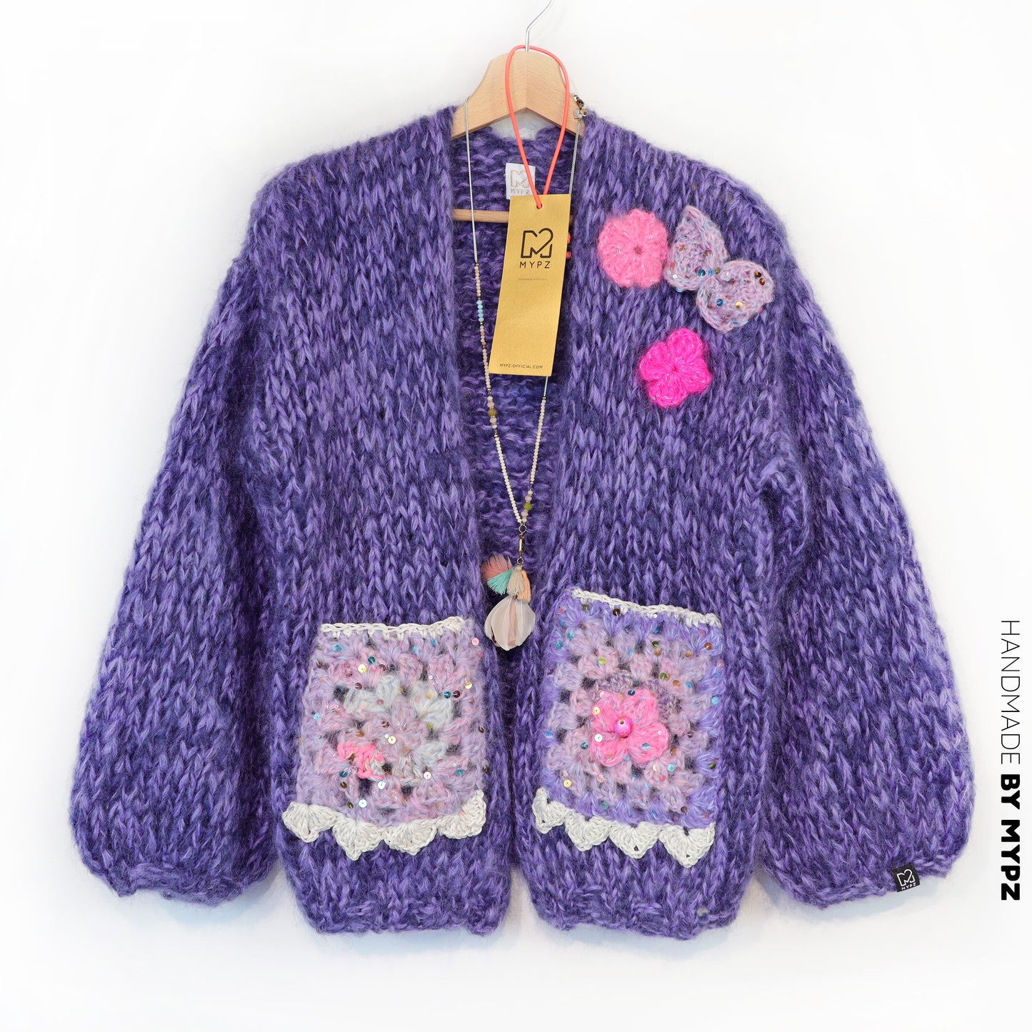 Chunky Mohair cardigan Sandra
