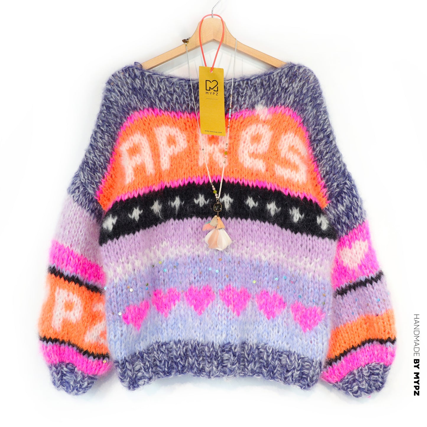 Knit pattern – MYPZ Chunky Mohair Pullover Après Ski No.9 (ENG-NL-DE)