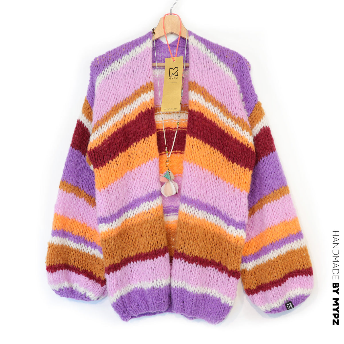 Strikkeopskrift - MYPZ Light Alpaca Cardigan Sweet Hugs No10 (ENG-DE-NL-ES-FR-IT-DA-SV-NO)
