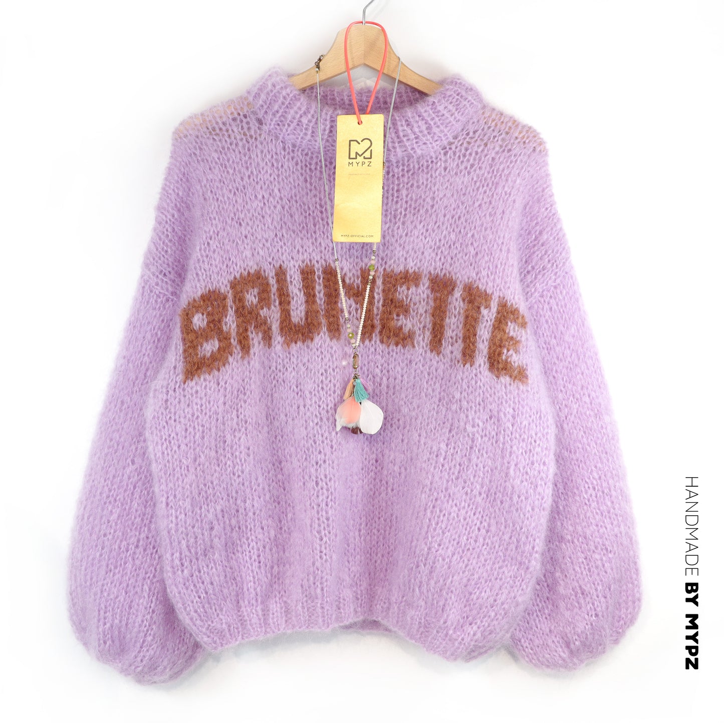 Knitting Kit – MYPZ Light Mohair Pullover Brunette No8 (ENG-DE-NL)