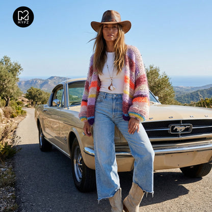 Knitting Kit – Light Mohair Cardigan Sasha No.12 (ENG-NL-DE)