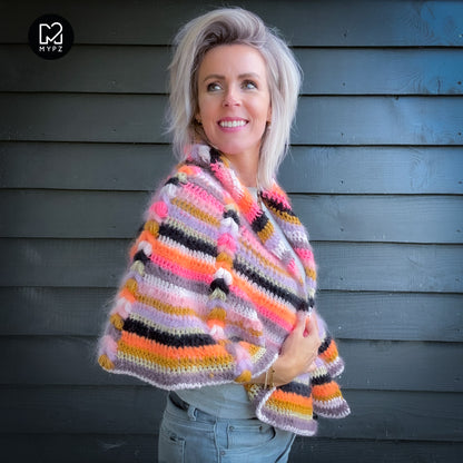 Crochet kit - MYPZ Boho shawl CROCHET ALONG (ENG-NL-DE-FR-ES)