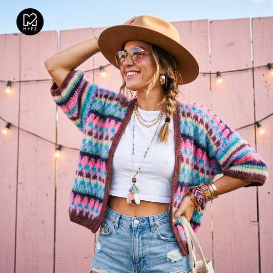 Crochet kit - MYPZ Sprinkle Cardigan no5 (ENG-NL-DE)