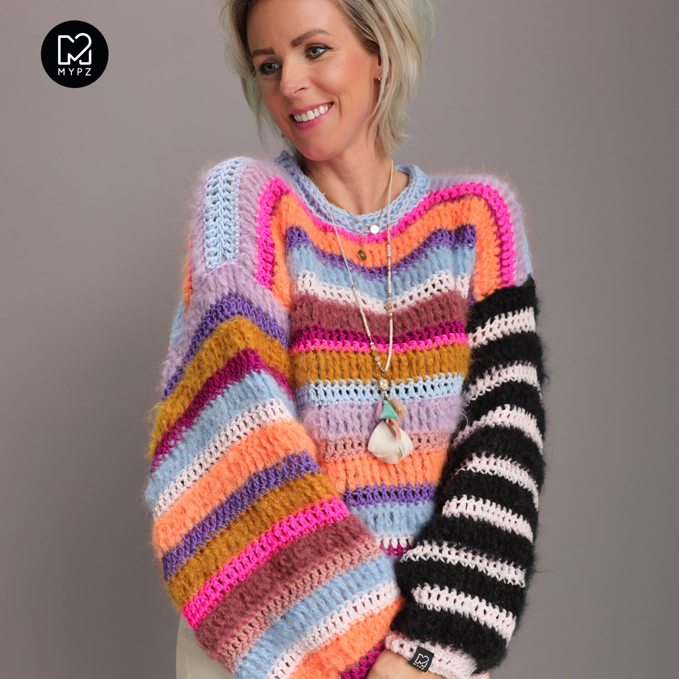 Crochet kit – MYPZ Chunky pullover Sundays (ENG-NL-DE)