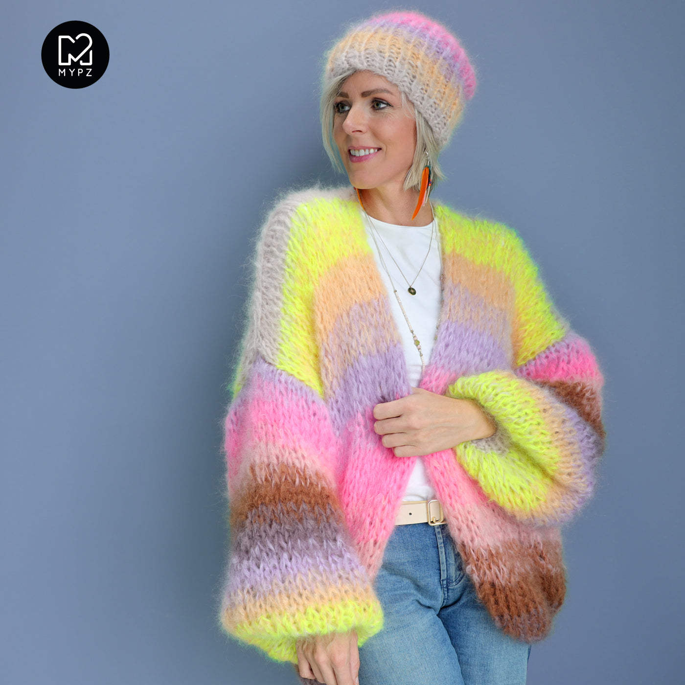 MYPZ Chunky Mohair Cardigan Sydney