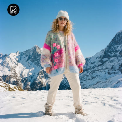 MYPZ Chunky Mohair Vild Romantik Cardigan