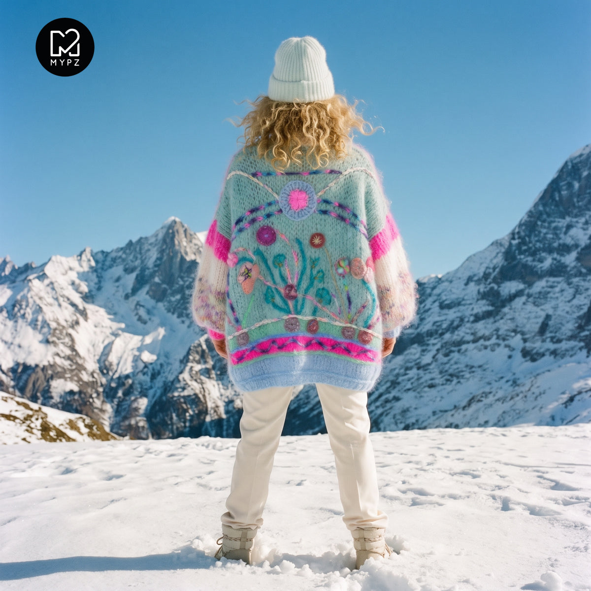 MYPZ Chunky Mohair Vild Romantik Cardigan
