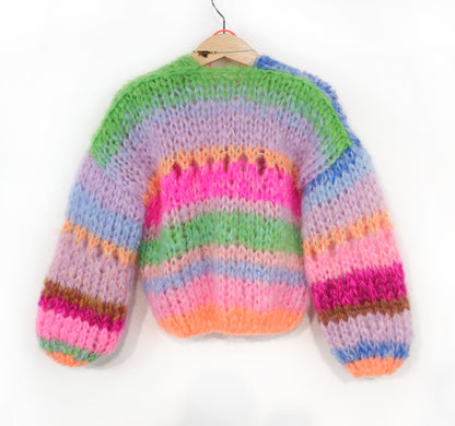 Knit pattern – MYPZ Chunky Mohair Cardigan GIRLZ No12 (ENG-NL-DE)