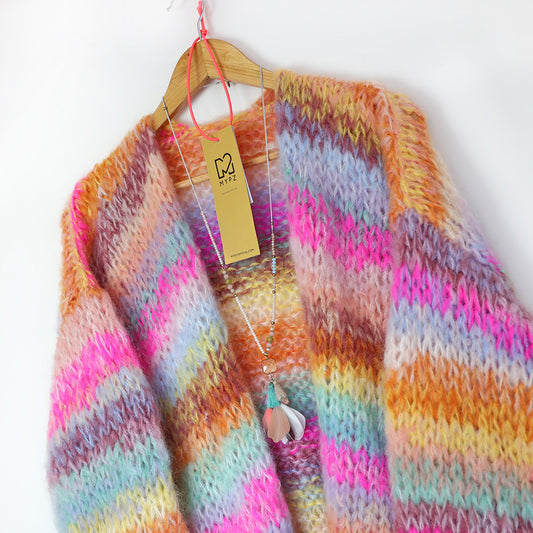 MYPZ Chunky Mohair Cardigan Bright Moments