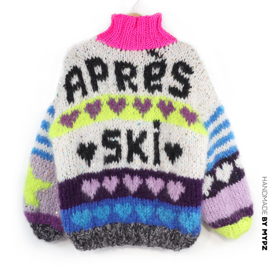 Strikkekit – MYPZ Chunky Mohair Pullover Après Spark No.9 (ENG-DE-NL-ES-FR-IT-DA-SV-NO)
