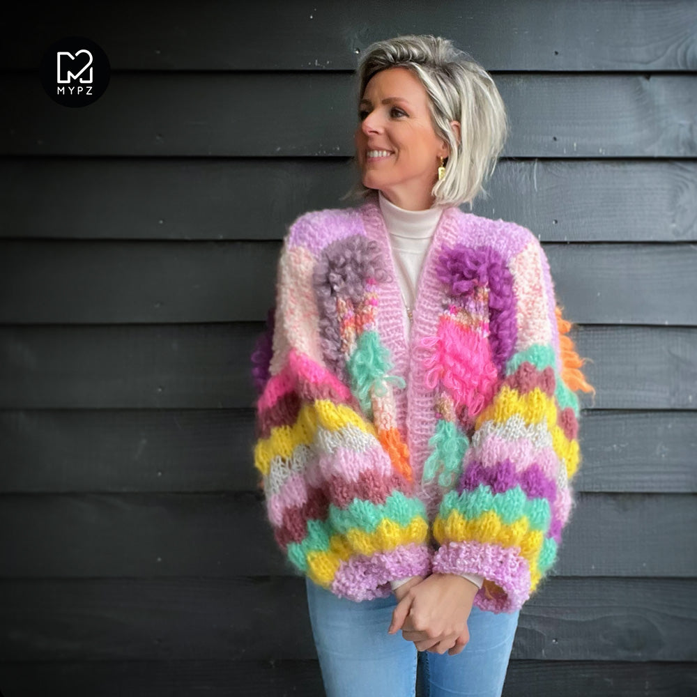 MYPZ Chunky Mohair Cardigan Rio