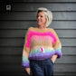 Chunky Mohair-merino Rainbow pullover