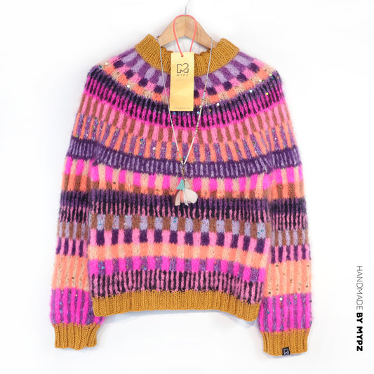 MYPZ Top-down-sweater Boho Firefly