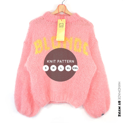 Knit pattern – MYPZ Light Mohair Pullover Blonde No8 (ENG-DE-NL)