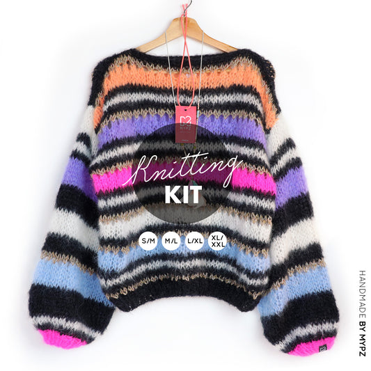 Knitting Kit – MYPZ Basic Light Mohair Pullover Lux no10 (ENG-NL-DE)