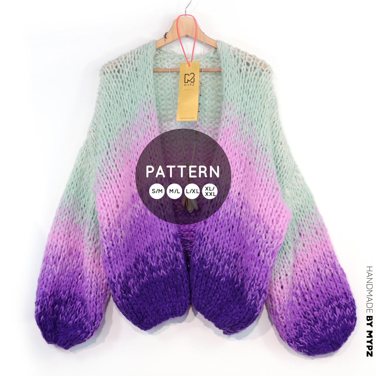 Knit pattern – MYPZ Chunky Alpaca Cardigan Desert Bloom No.15 (ENG-NL-DE)