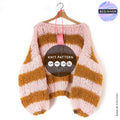 Knit pattern – MYPZ basic BIG chunky mohair pullover Apache for beginners No15 (ENG-NL-DE-FR-ES)