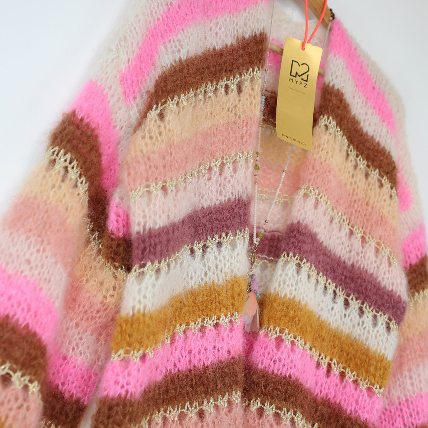 MYPZ Light Mohair Cardigan Caramel