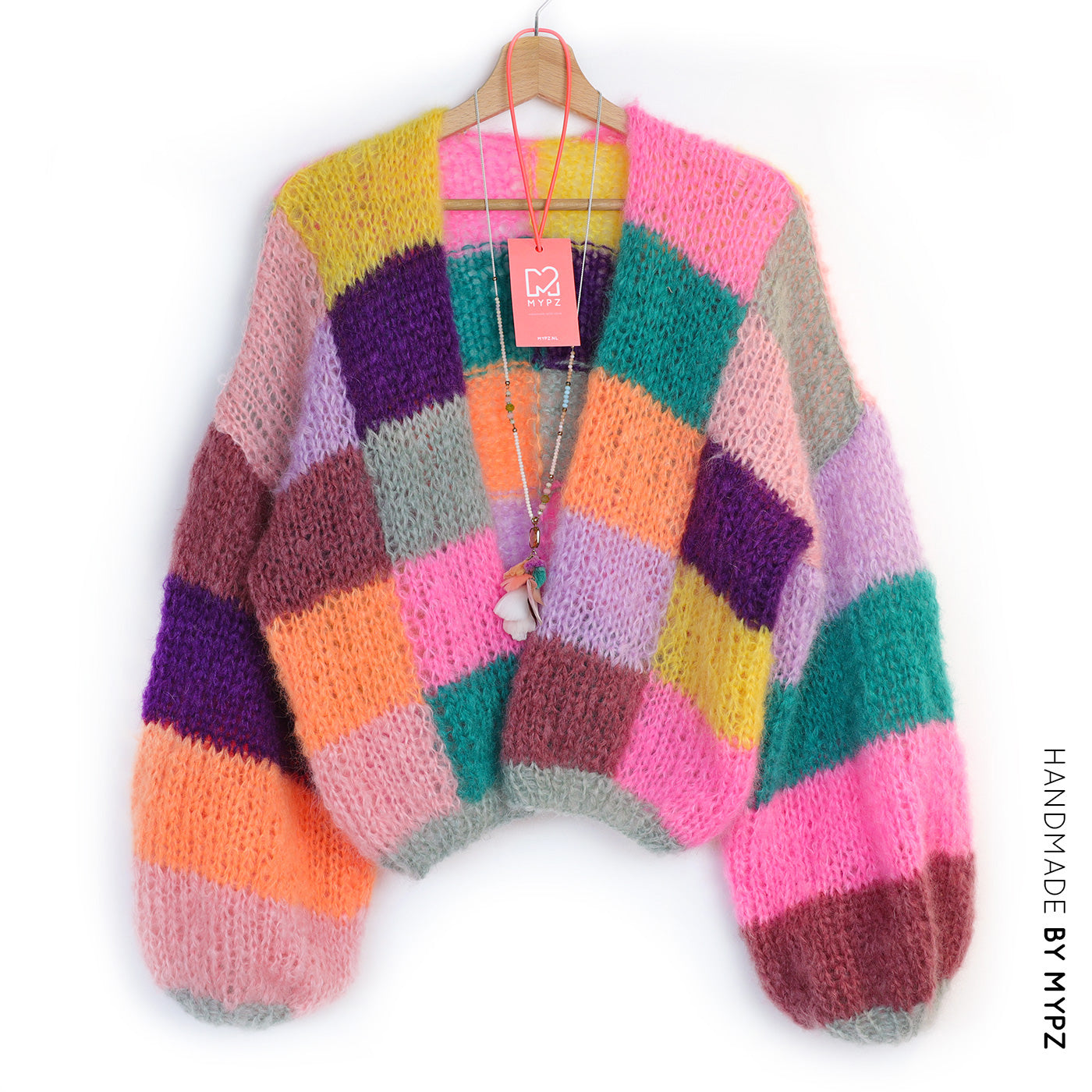 Knitting kit – MYPZ Short Light Mohair Cardigan Harper No10 (ENG-NL-DE)