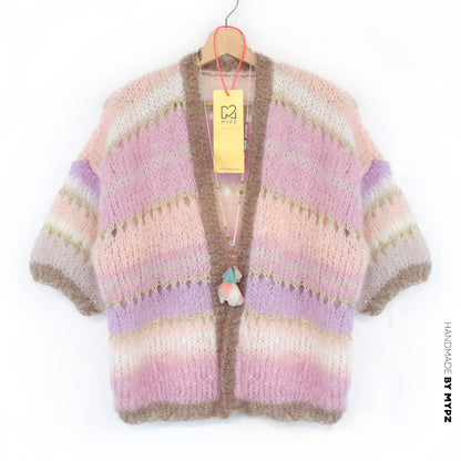 Knitting kit – MYPZ Light Mohair Cardigan Milana No10 (ENG-NL-DE)