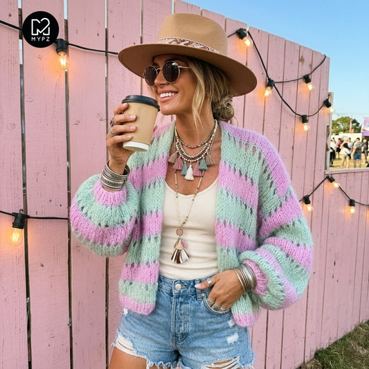 Design Your Own Kit – Knitting kit MYPZ Alpaca Cloud cardigan No.10