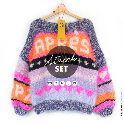 Knitting Kit – MYPZ Chunky Mohair Pullover Après Ski no9 No.9 (ENG-NL-DE)