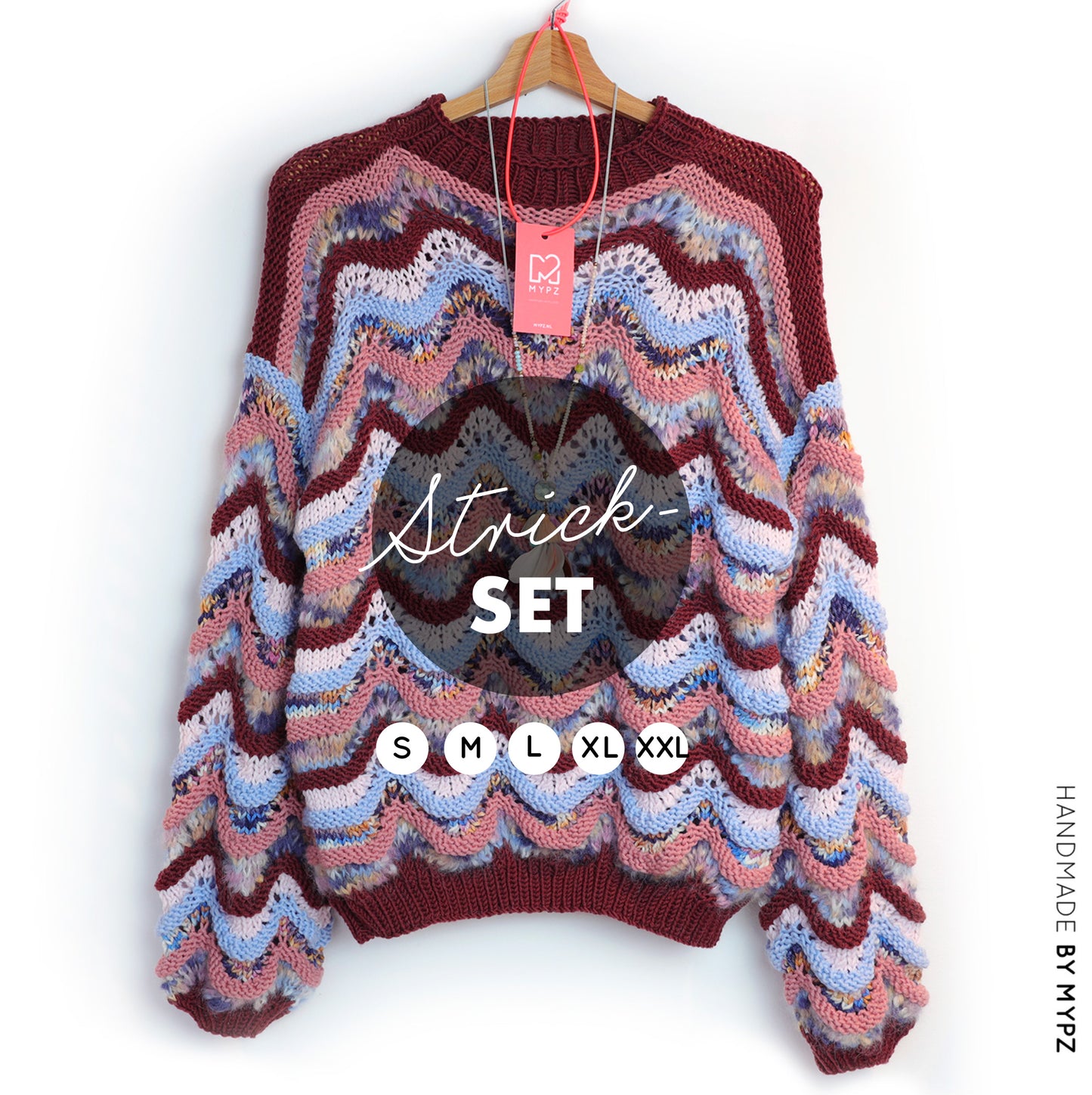 Knitting Kit – MYPZ Wave Pullover Western No.6 (ENG-NL-DE)