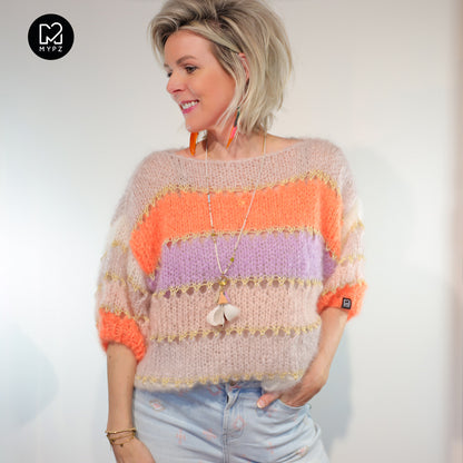 Light Mohair orange top