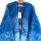 MYPZ knitting kit Chunky Mohair Cardigan Ocean no15