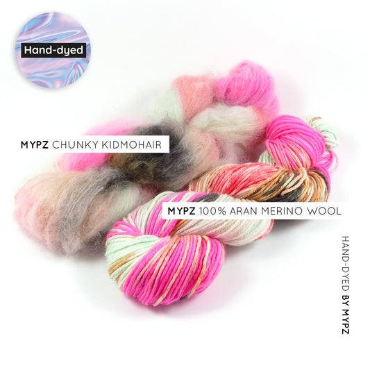 MYPZ Duo Merino Aran Chunky Kidmohair Brighter Days