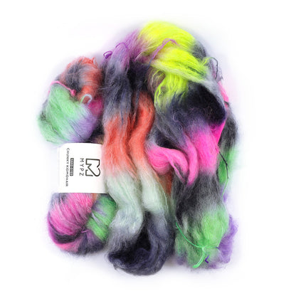 MYPZ Chunky kidmohair – hand-dyed Rocket