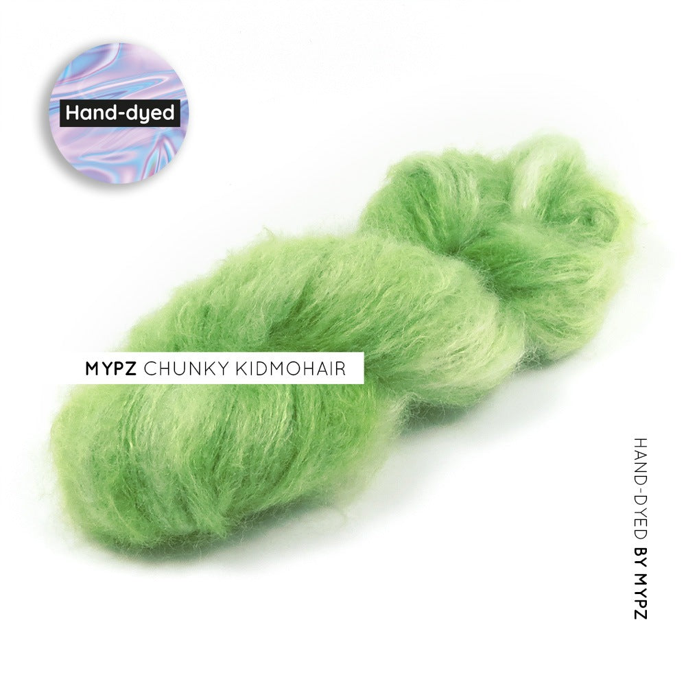 MYPZ chunky kidmohair Lizard hand dyed