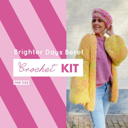 MYPZ crochet kit beret Brighter Days