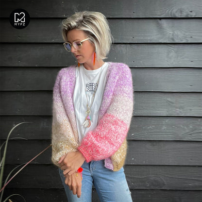 Strikmønster – MYPZ top-down cardigan Fleecy No.9 (ENG-NL)