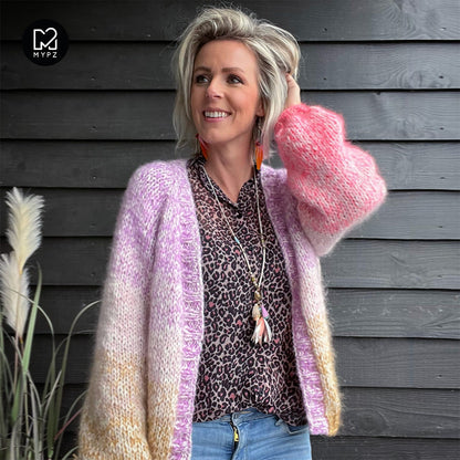 Strikmønster – MYPZ top-down cardigan Fleecy No.9 (ENG-NL)